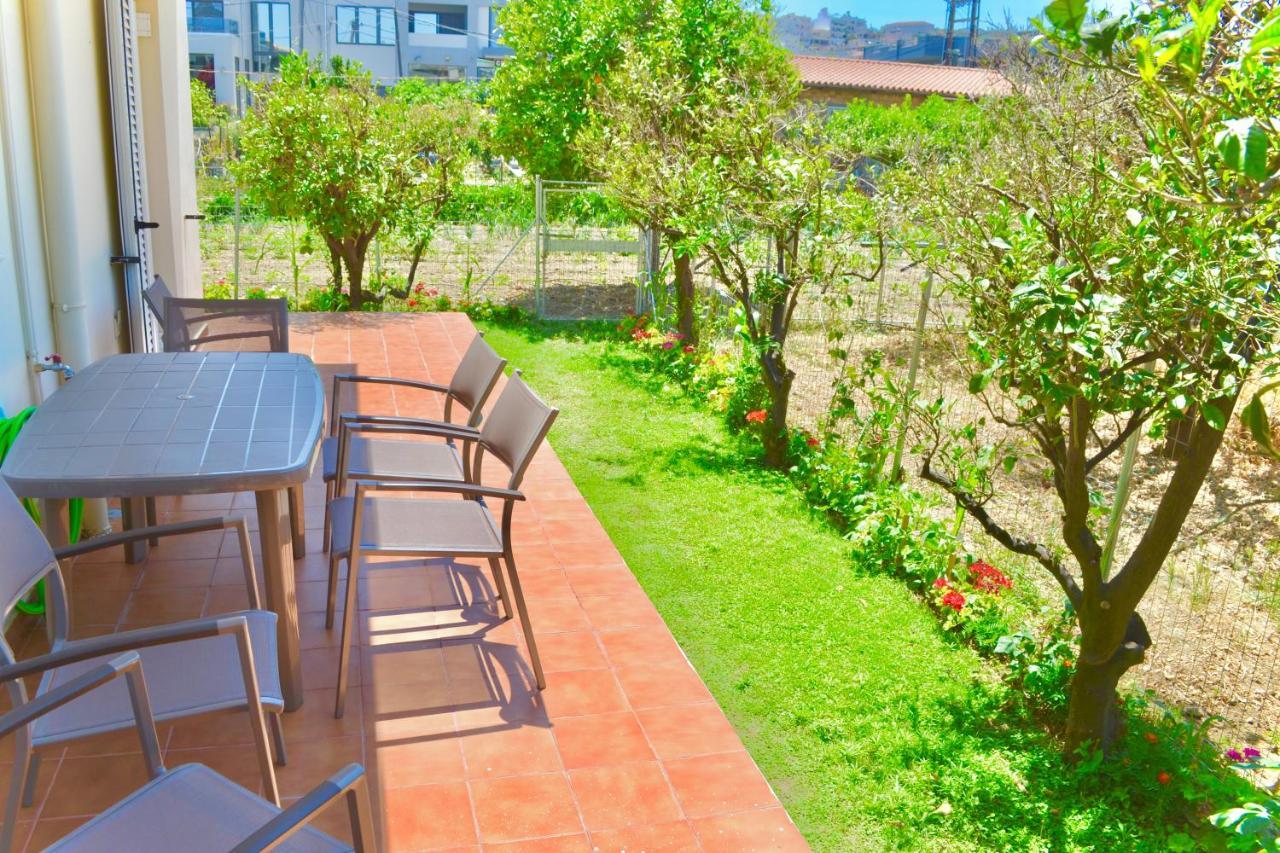 كاندية Giorgos Large Size Apartments -Family Friendly With Free Parking And Yard Views المظهر الخارجي الصورة